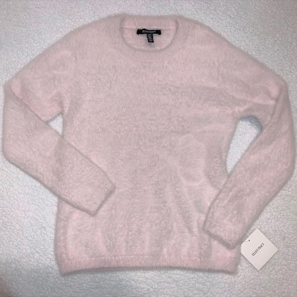 NWT $69 Ellen Tracy Downtown Glam Eyelash Sweater - Picture 2 of 5